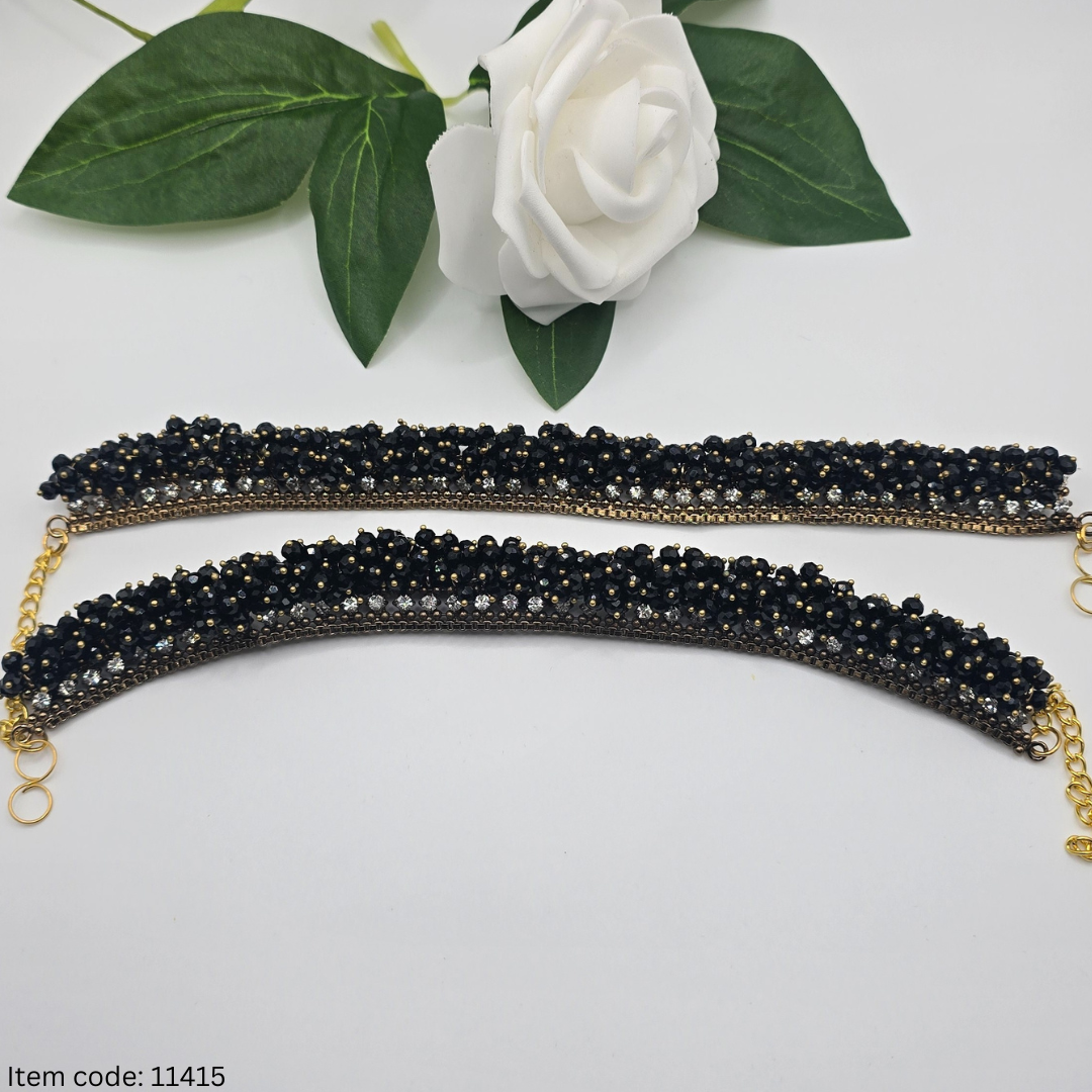 ANTIQUE GOLD MANJOOS ANKLETS