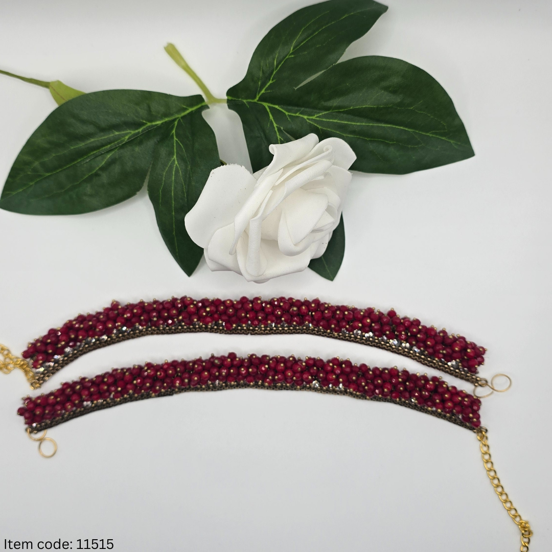 ANTIQUE GOLD MANJOOS ANKLETS