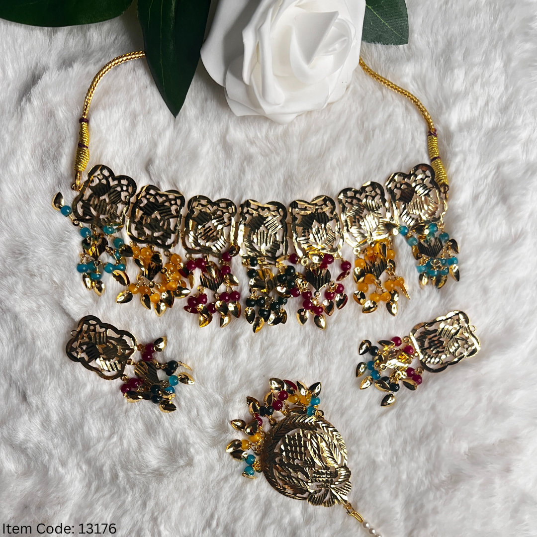 PATRA TRADITIONAL PUNJABI NECKLACE SET