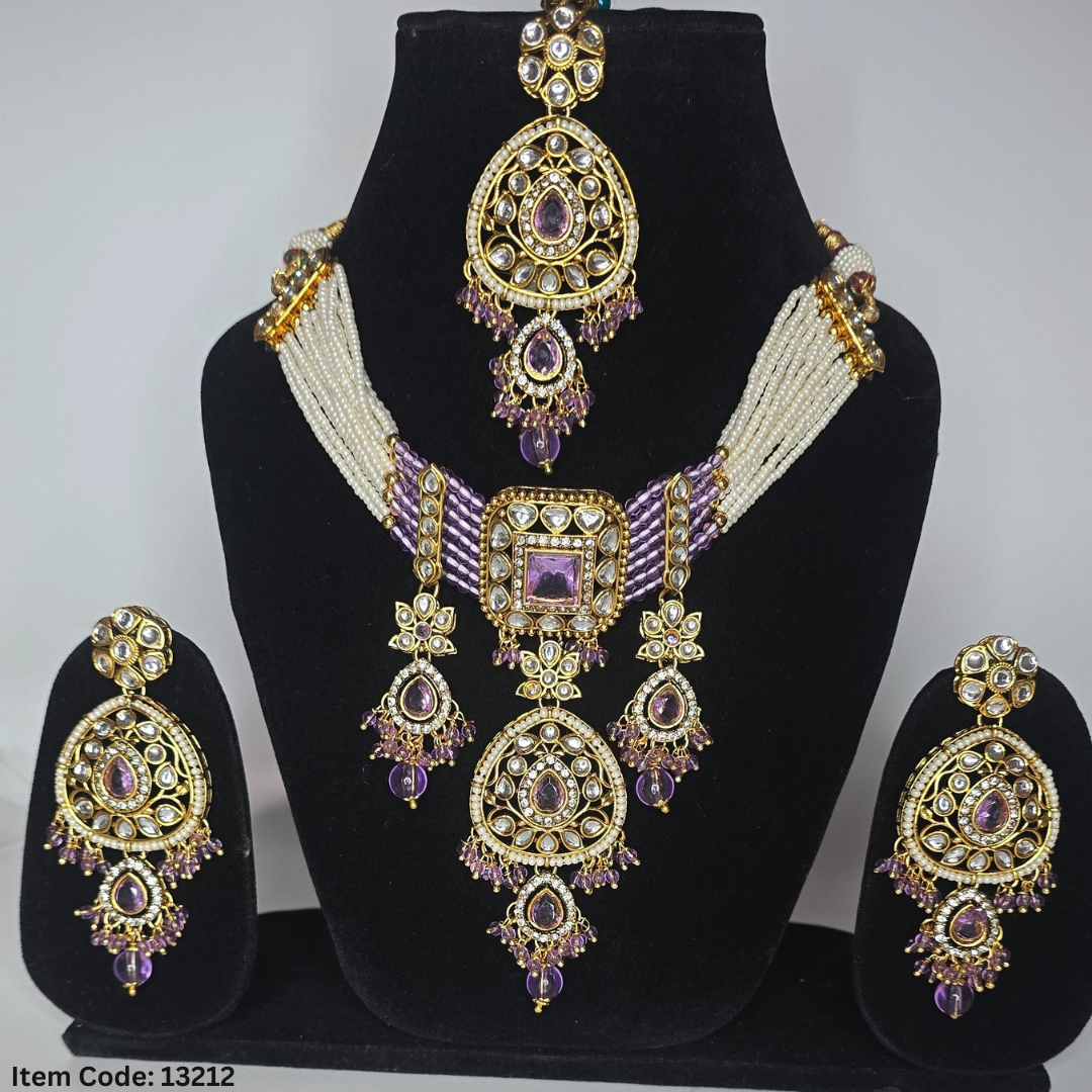 REAL KUNDAN NECKLACE SET