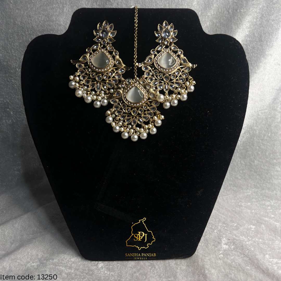 EARRINGS TIKKA SET