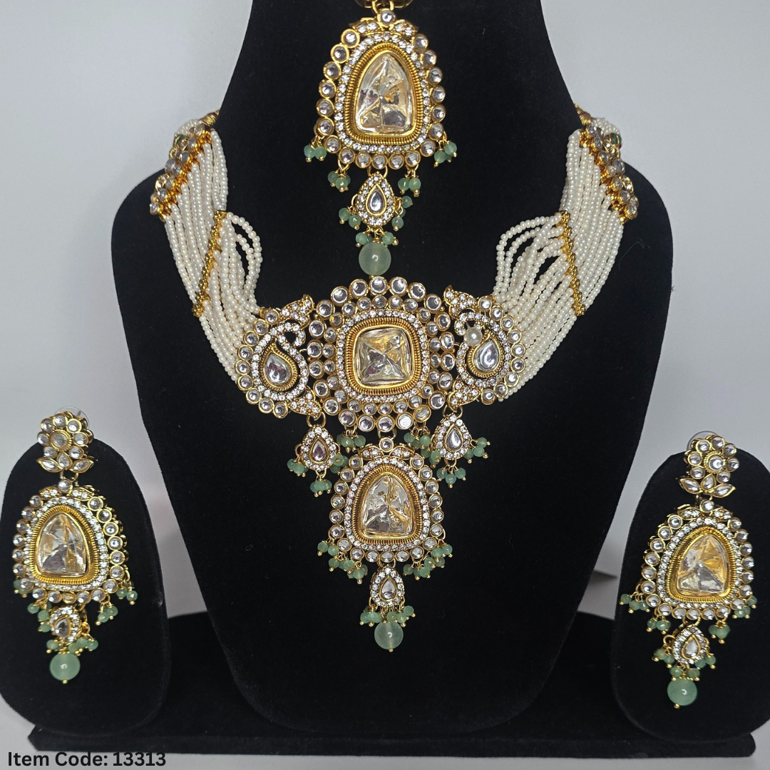 REAL KUNDAN NECKLACE SET