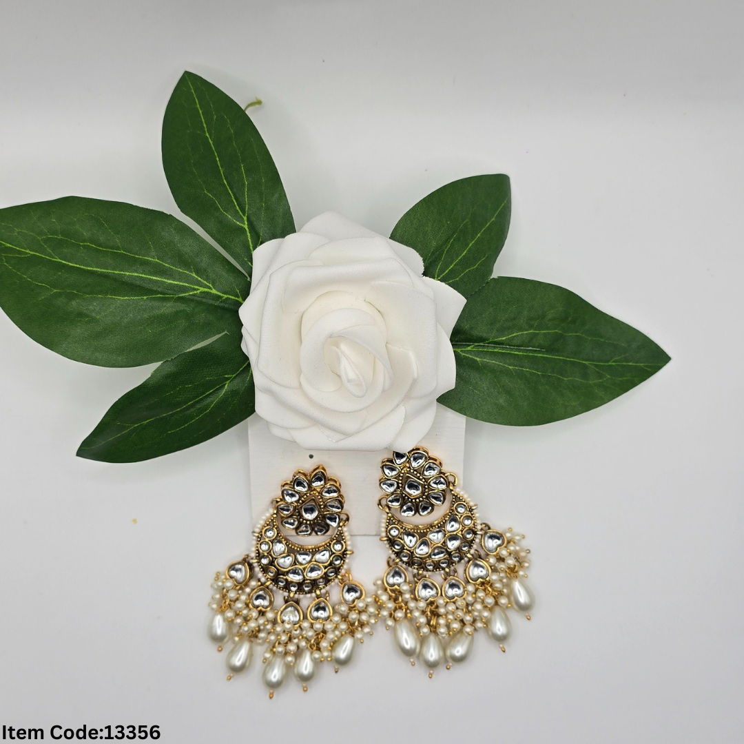 KUNDAN POLKKI EARINGS