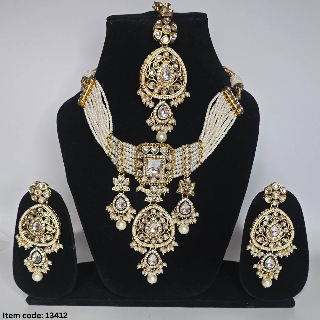 REAL KUNDAN NECKLACE SET