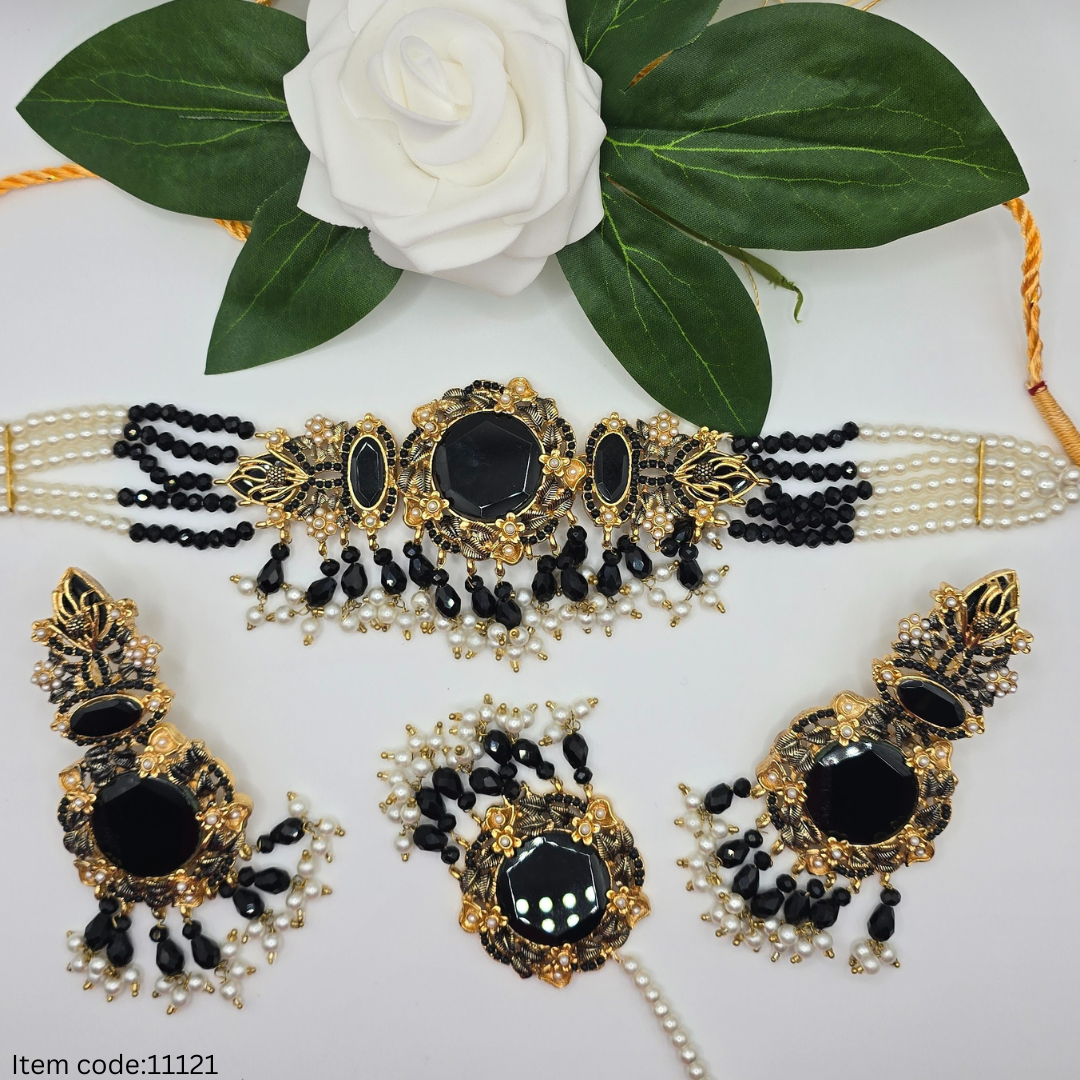 PAKISTANI KUNDAN / MIRROR CHOKER SET