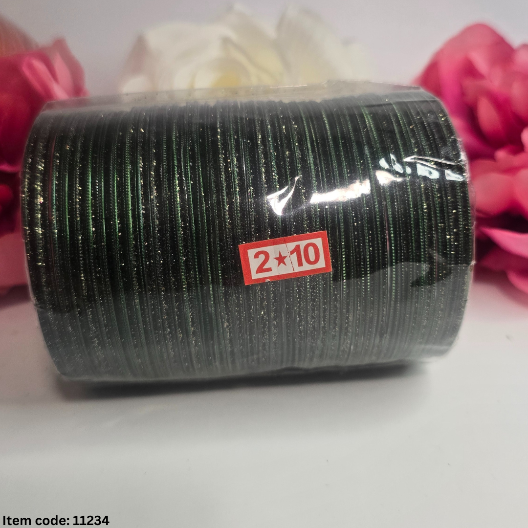 BEAUTIFUL SHINY METAL BANGLES SET