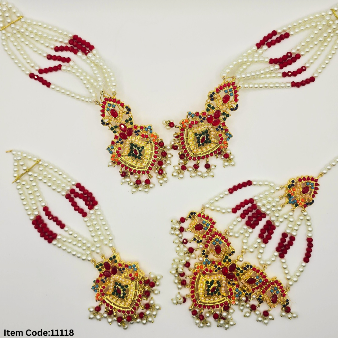 NAVRATAN BRIADAL NECKLACE SET