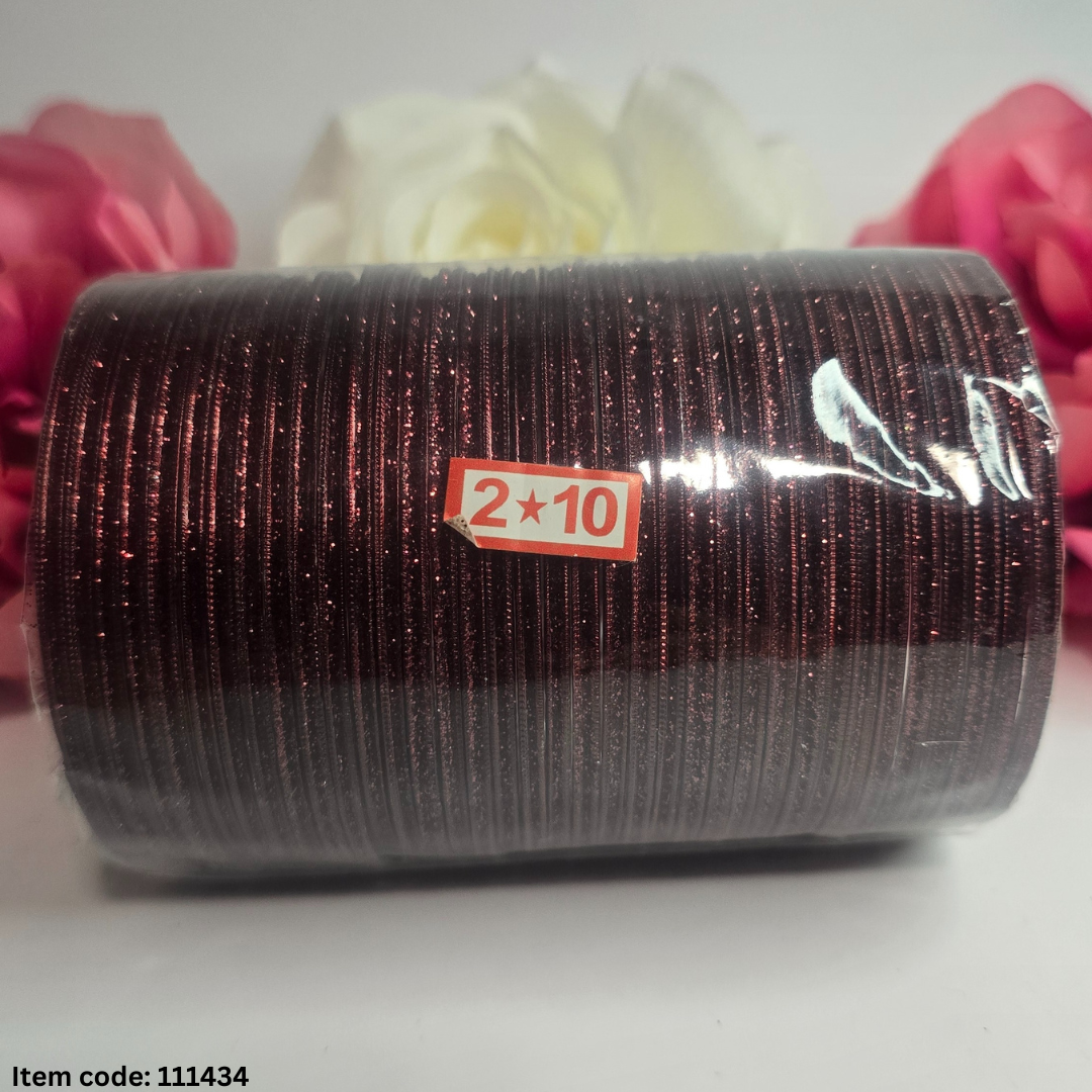 BEAUTIFUL SHINY METAL BANGLES SET