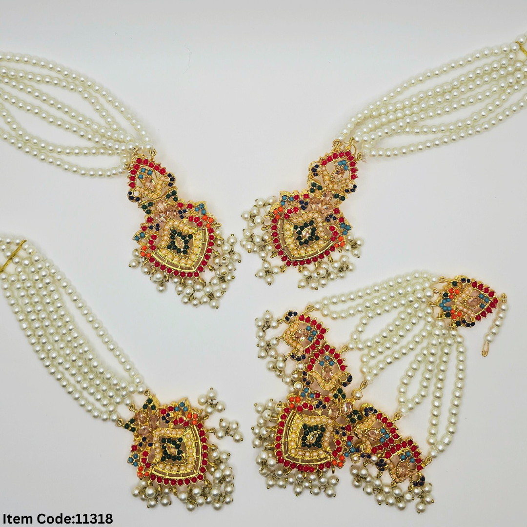 NAVRATAN BRIADAL NECKLACE SET