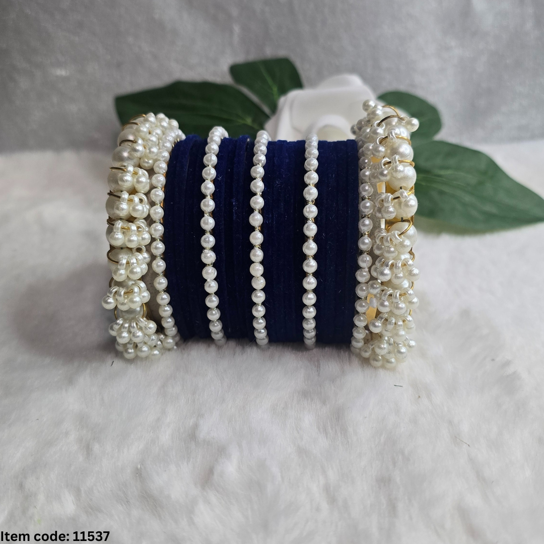 PEARL BANGLES SET
