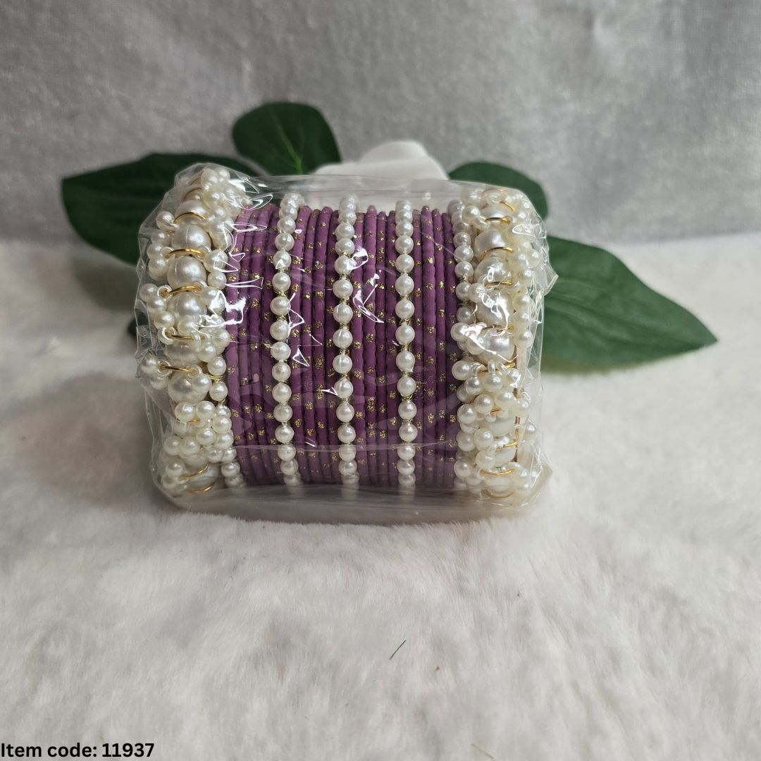 PEARL BANGLES SET