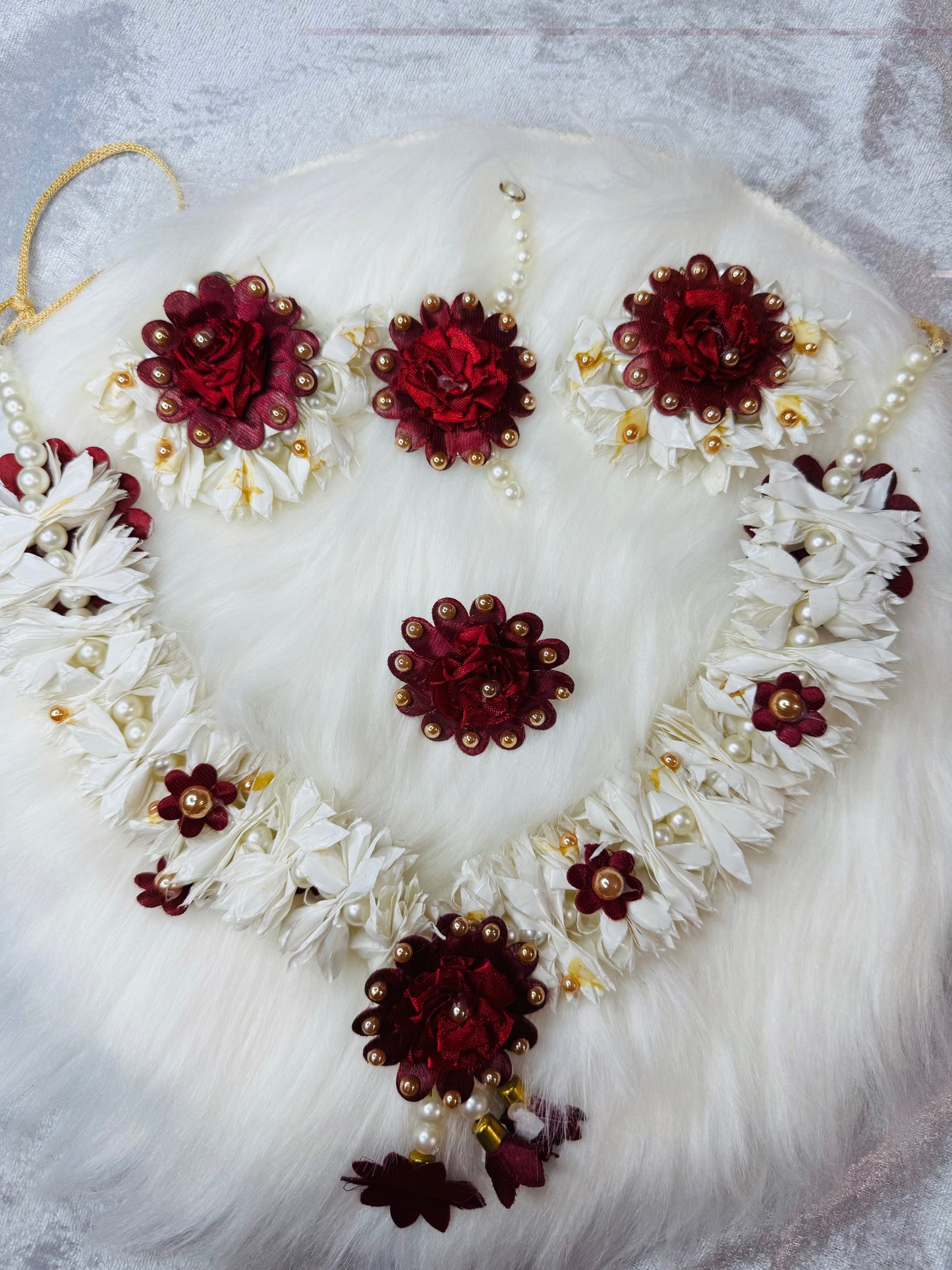 FLORAL JEWELRY FOR HALDI MEHNDI