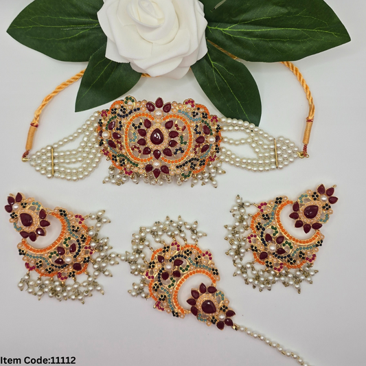NAURATAN CHOKER SET