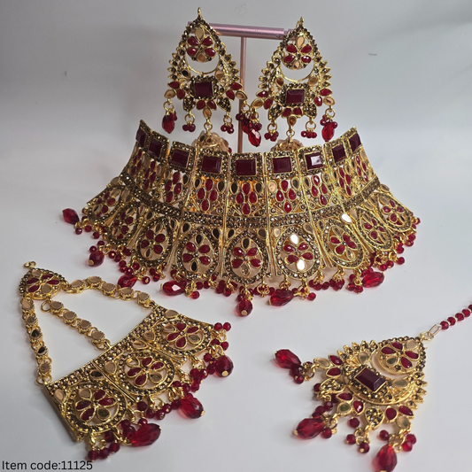BEAUTIFUL BRIDAL |SEMIBRIDAL SET WITH PASA