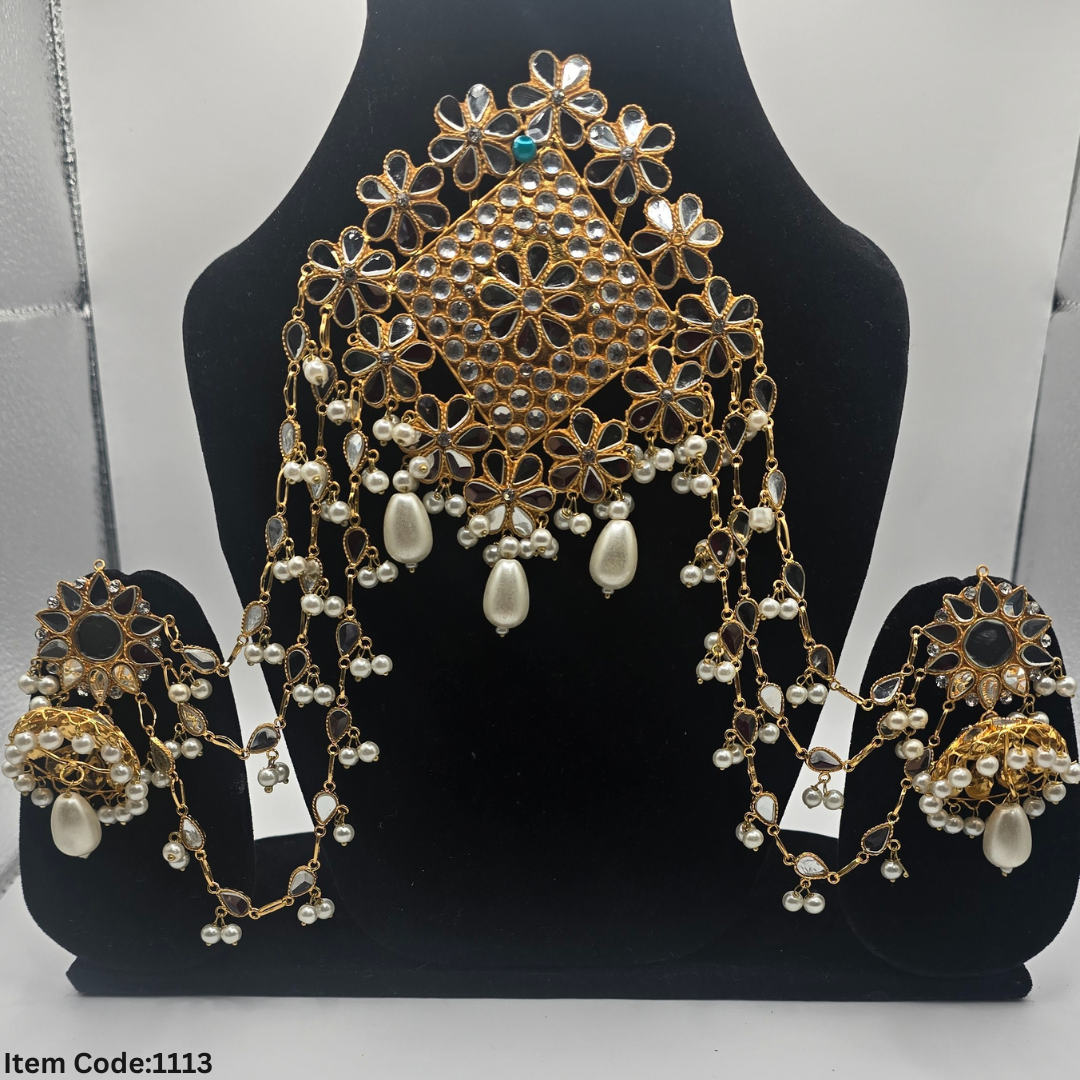 PAKISTANI HAIR ACCESSORIES WITH ATTCHED JHUMKI