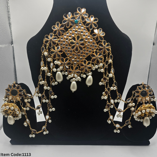 PAKISTANI HAIR ACCESSORIES WITH ATTCHED JHUMKI