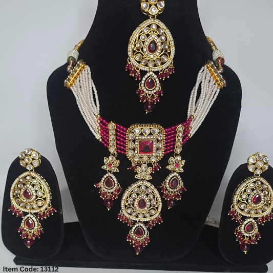 REAL KUNDAN NECKLACE SET