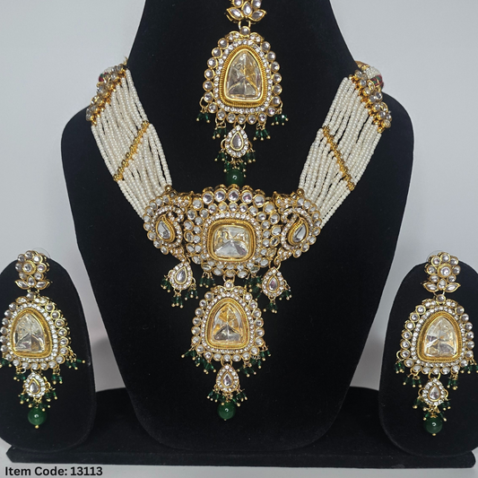 REAL KUNDAN NECKLACE SET