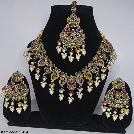 POLKI NECKLACE SET