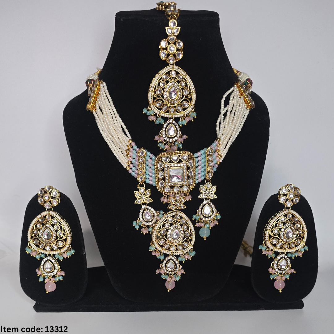 REAL KUNDAN NECKLACE SET