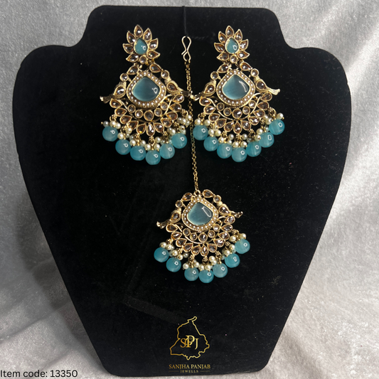 EARRINGS TIKKA SET