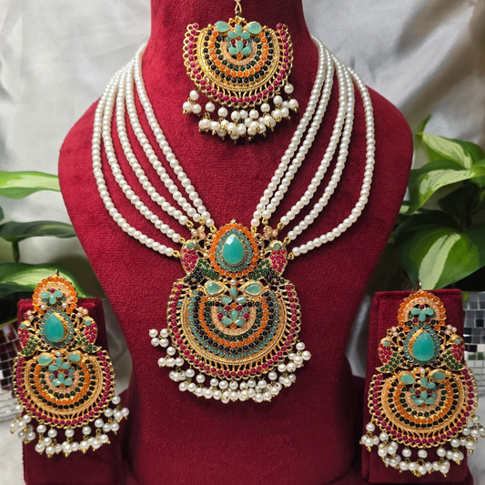 PEARL LONG MALA SET
