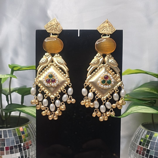 PREMIMUM QUALTY JERMAN SILVER EARRINGS