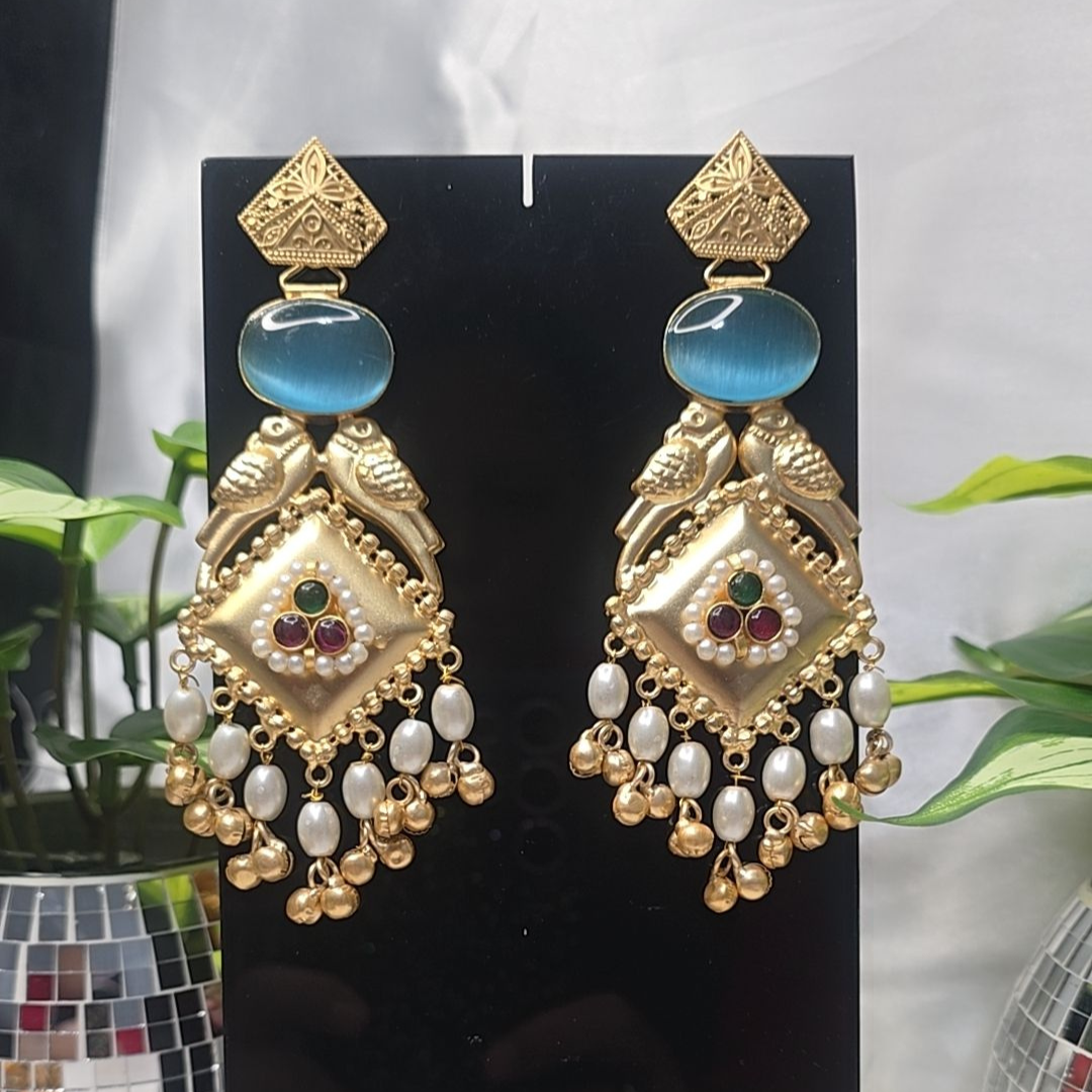PREMIMUM QUALTY JERMAN SILVER EARRINGS