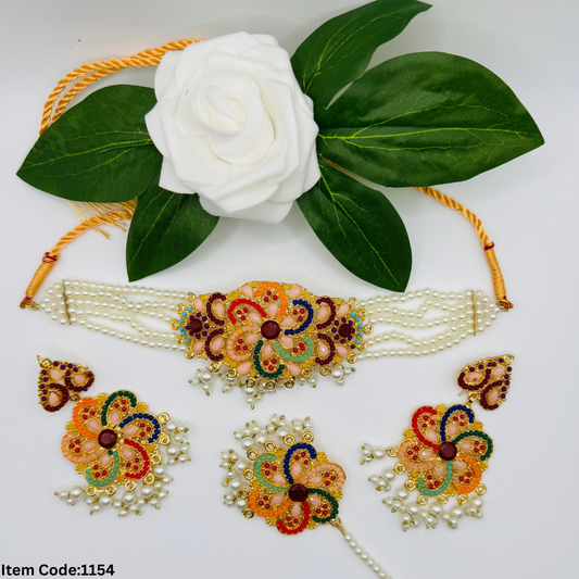 NAURATAN CHOKER SET
