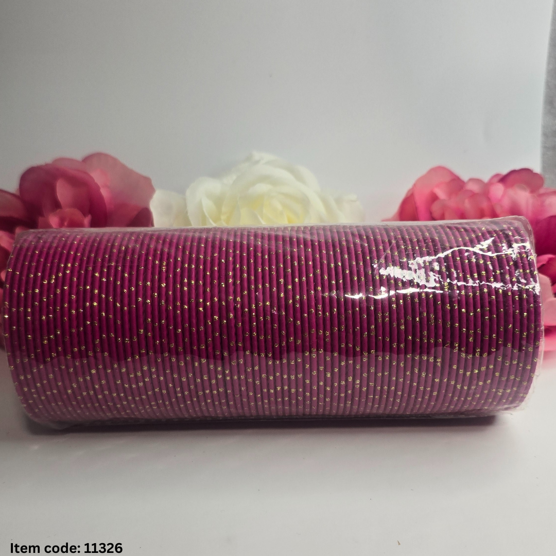 SHINEY METAL 36 BANGLES