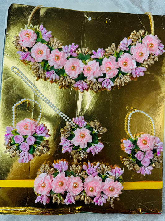 FLORAL JEWELRY FOR HALDI MEHNDI